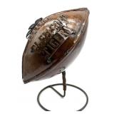 Clemson Tigers Metal Football Decor on Stand