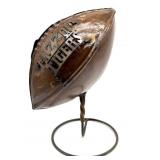 Mizzou Tigers Metal Football Decor on Stand 14.5"