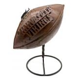 Minnesota Vikings Metal Football Decor on Stand