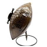 Oakland Raiders Metal Football Decor on Stand