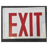 Metal Exit Sign 14.5" x 10.5"