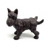 Cast Iron Terrier Scottie Dog Lifted Leg 7" x 6"