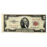 Series 1953A Two Dollar Red Seal Star Note