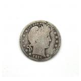 1916 Barber Quarter