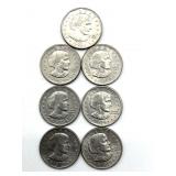 (7) 1979-1999 Susan B. Anthony Dollars