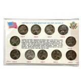 United States Wartime Silver Jefferson Nickels