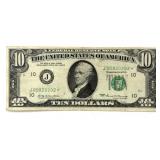 Series 1969 Ten Dollar Star Note (trinary serial