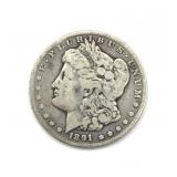 1891-CC Morgan Dollar
