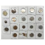 Foreign Coins : Mexico, Bermuda, France, and More