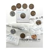 1924-D Lincoln Wheat Cent and More Lincoln Cents
