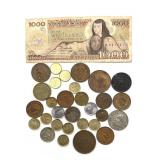 Mexico Coins and Note