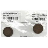 1903 and 1909 Indian Head Cents, Littleton Coin