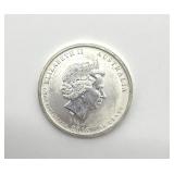Half Ounce .9999 Fine Silver 2016 Australia 50