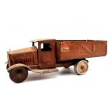 Antique Metal Toy Truck 12"