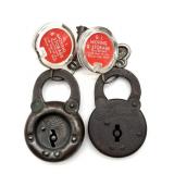 (2) Antique Eagle and Edwards Locks with Keys