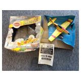 Vintage Cox Electro Charger Airplane Toy-
