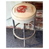 Vintage Kansas City Chiefs Barstool 14" x 29.5"