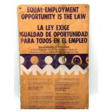 Equal Employment Opportunity Metal Sign 11" x 17"
