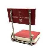 Vintage Kansas City Chiefs Stadium Seat- seam