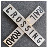 Railroad Crossing Crossbuck Sign 48" -one
