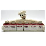 Vintage Chef Spice Holder with Spice Containers