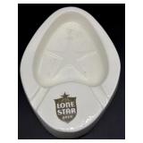 Vintage Lone Star Beer Ceramic Ashtray 7.25"