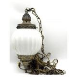 Vintage Swag Lamp 16"- works