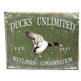Ducks Unlimited Metal Sign 16" x 12.5"