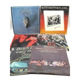 (6) Vinyl Record Albums : Tom Petty, Iron Maiden,
