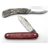 Coca-Cola Pocket Knife and Sharp Duck Bay Pocket