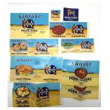 (13) Vintage Santa Fe Arkansas City Food Can