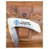 Santa Fe Zippo Lighter with Leather Pouch -