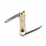 Vintage Masonic Watch Fob Pocket Knife- handle