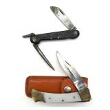 Ka-Bar Riggin Knife and Blue Bird Pocket Knife