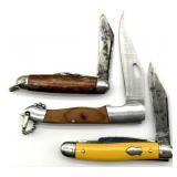 (3) Pocket Knives : Imperial and More- 2ï¿½ blade