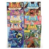 DC Arak Son of Thunder Comic Books No 1, 2, 4, 5,