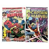 (2) Marvel Captain Marvel Comic Books : Vol 1 No