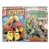 (2) Marvel Dazzler Comic Books Vol 1 No 8 and 9 -