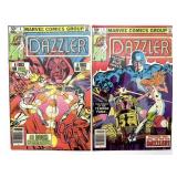 (2) Marvel Dazzler Comic Books Vol 1 No 4 and 5 -