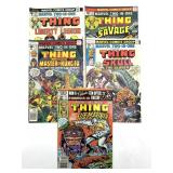 (5) Marvel The Thing Two-In-One Comic Books No