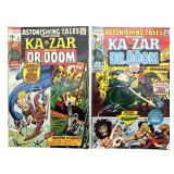 (2) Marvel Astonishing Tales Kazar and Dr. Doom