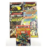 (7) Atlas Comic Books : The Scorpion and Phoenix