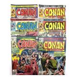 (6) Marvel Conan the Barbarian Comic Books Vol 1