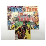 (3) Marvel the Mighty Thor Comic Books Vol 1 No