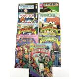 (9) Comic Books : Robotech, Starslayer, and