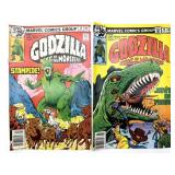 (2) Marvel Godzilla King of Monsters Comic Books
