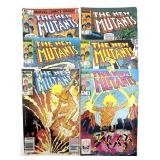 (6) Marvel The New Mutants Comic Books Vol 1 No