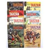 (8) Gold Key Tarzan of the Apes Comic Books