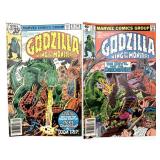 (2) Marvel Godzilla King of Monsters Comic Books