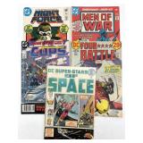 (5) DC Comic Books : Night Force, Men of War,